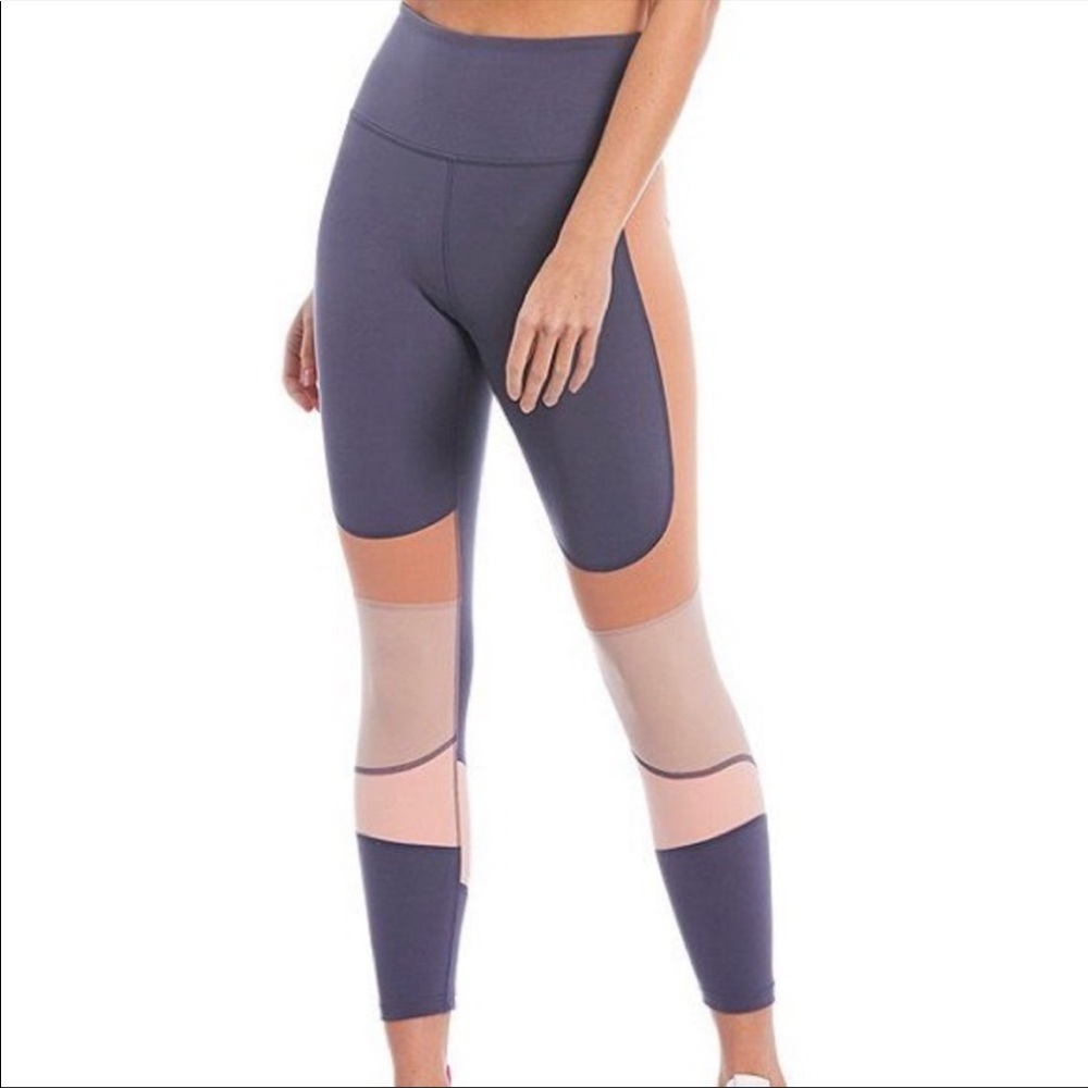 Free People Movement Shadowboxer High Waist Topaz Shadow Boxer Combo Leggings